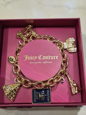 Juicy Couture World Traveller charm bracelet